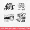 Best Aunt Ever Svg Auntie Svg Aunt Svg Gift For Aunt Png Dxf Eps