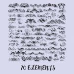 Flourish SVG and DXF Cut Files