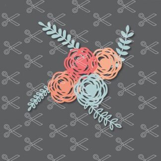 Flower SVG and DXF Cut Files