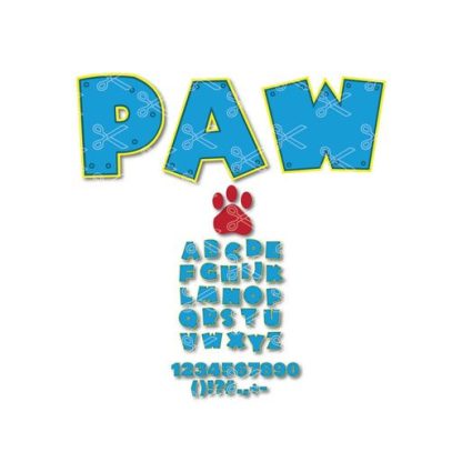 paw patrol svg cut file