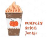 Pumpkin Spice Latte SVG DXF Cut FIle