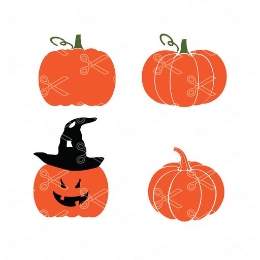 Halloween Pumpkin SVG Cut File - high quality premium design