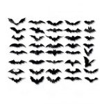 Halloween Bat SVG DXF Cut files