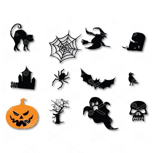 halloween monogram svg pumpkin svg cutter files costume ideas DXF witch svg EPS SVG dxf files halloween svg Spooky Tree halloween