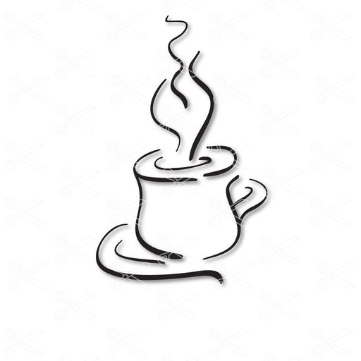 Download Coffee Cup Svg And Dxf Cut Files