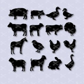 Download Farm Animals Svg Dxf