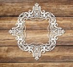 Flourish Frame SVG DXF Cut File