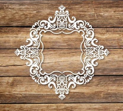 flourish frame svg file
