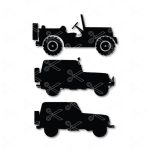 Jeep SVG and DXF Cit Files