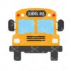 School Bus SVG and DXF, Teacher, Bus driver, Back to school Cut file