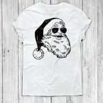 Cool Santa Face SVG and DXF cutting files