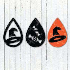 HALLOWEEN-WITCH-HAT-TEAR-DROP-EARRINGS-SVG-AND-DXF-CUT-FILES