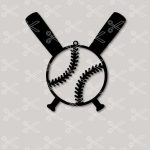 Baseball Earring SVG DXF