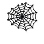 Spider web Earring SVG DXF