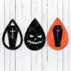 Download Halloween Scary Face Tear Drop Earrings SVG and DXF Cut files and use it to your DIY project!