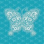 Mandala Butterflies SVG DXF