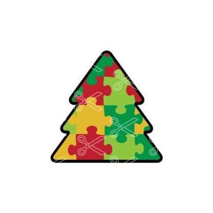 awareness christmas tree svg