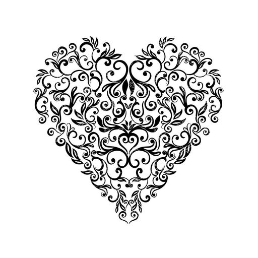 Heart Svg And Dxf Cute Svg Vector Files