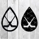 TearDrop Earring SVG DXF