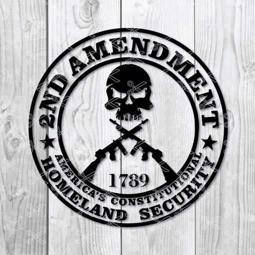 Download 2nd Amendment SVG PNG DXF Cut Files