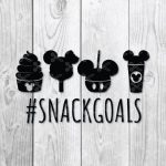 Mickey Snack Goals SVG DXF PNG Cut Files