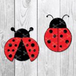 Ladybug SVG PNG DXF Cut Files