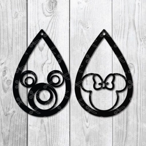 MICKEY-MINNIE-TEARDROP-EARRINGS-SVG