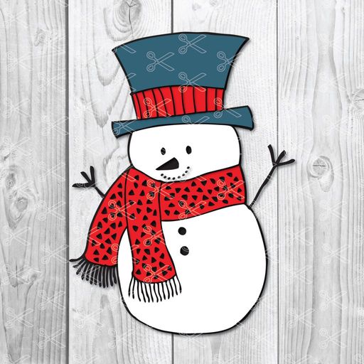 Download Snowman Svg Dxf Png Cut Files For Cricut And Silhouette