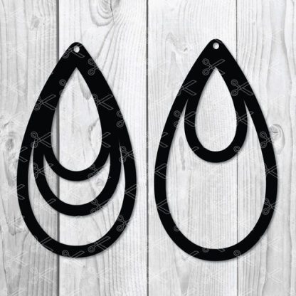 TearDrop Earring SVG