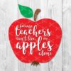 because teachers cant live on apples alone svg