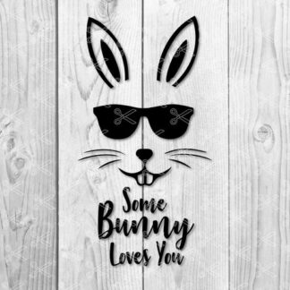 easter bunny svg