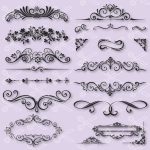Fancy Swirls SVG PNG DXF - Divider Lines SVG