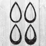 Earring Template Cut File SVG PNG DXF