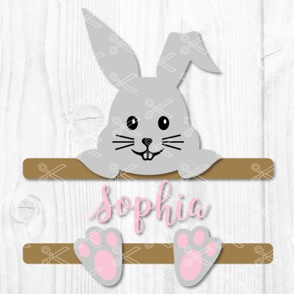 Easter Split Monogram Svg