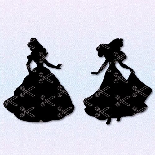 FREE Cinderella SVG DXF PNG Clipart Cut Files for Cricut and Silhouette