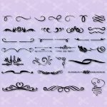 Flourish SVG DXF PNG - Swirl SVG Cut File