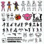 Fortnite SVG, Battle Royale SVG, Fortnite Bundle SVG, Fortnite PNG, Floss SVG, Fortnite Decorations