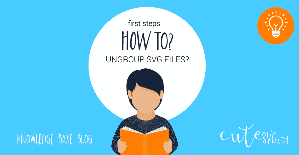 how to ungroup SVG files
