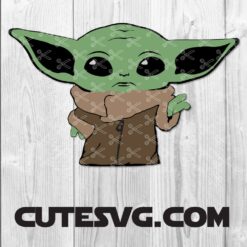 FREE Baby Yoda SVG Cut Files