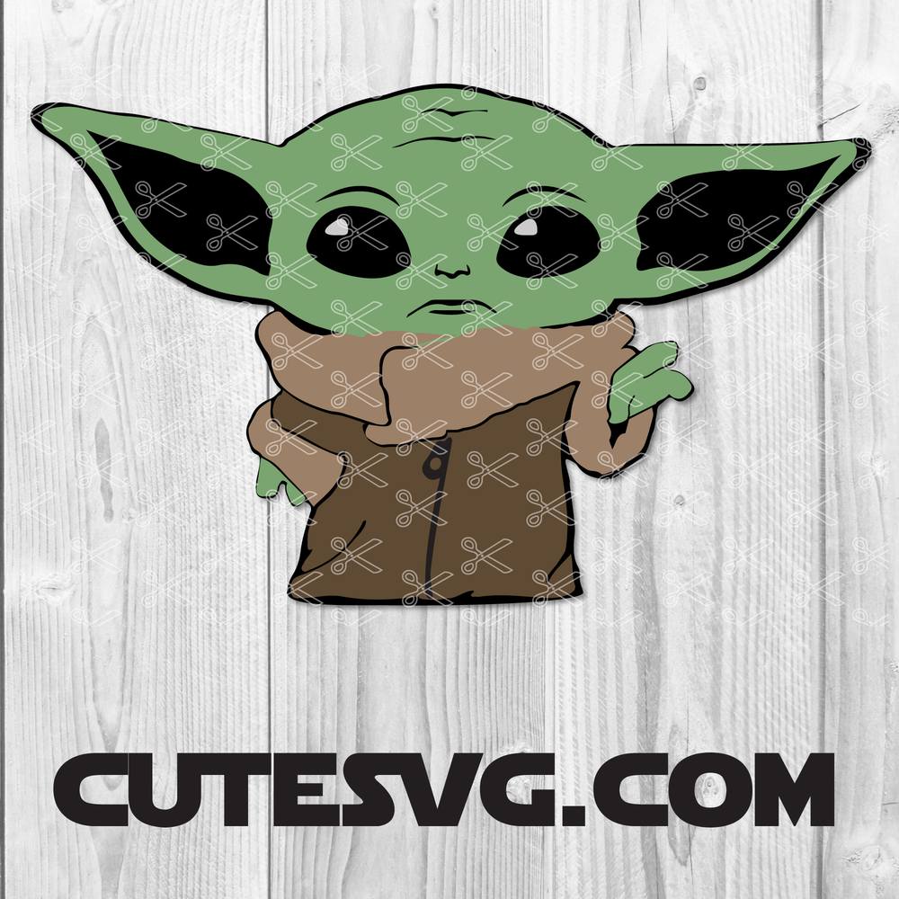 Download Free Baby Yoda Svg Dxf Png Eps Baby Yoda Cut Files