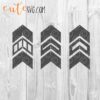 geometric dangle earring templates SVG DXF PNG Cut files