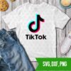 TikTok logo SVG DXF PNG Cut files