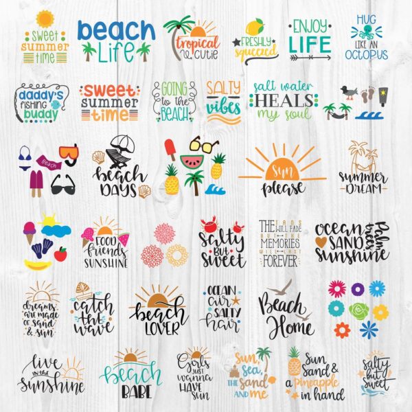 Summer Bundle Clipart