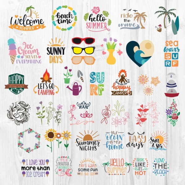 Summer Bundle SVG