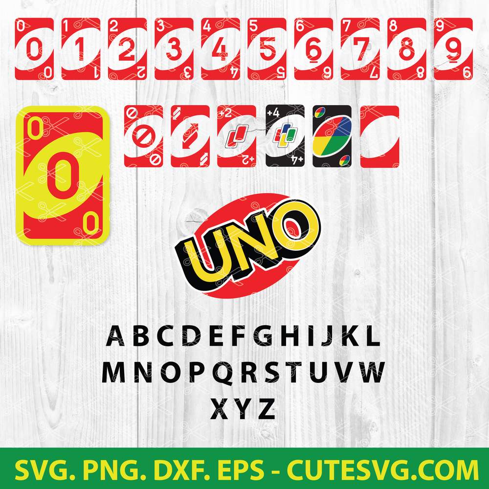 Uno Birthday SVG