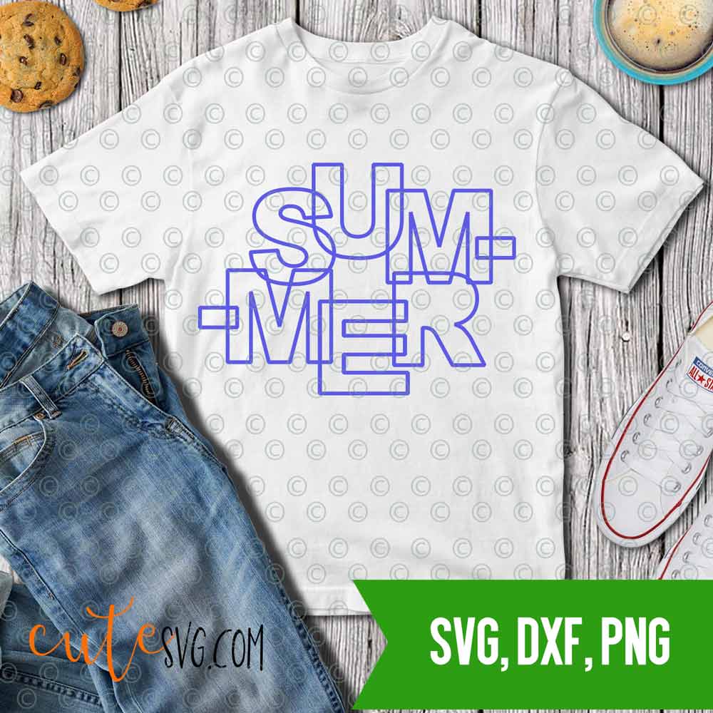 Summer SVG, dxf PNG Cut files Cute svg