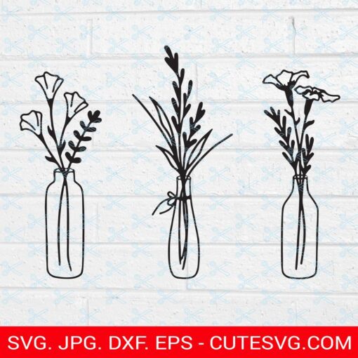 Flowers Vase SVG