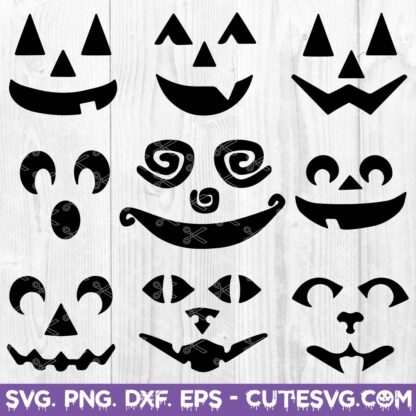 Pumpkin Face SVG
