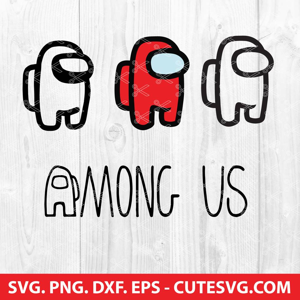 Download Among Us SVG, DXF, PNG, Cut Files, Character SVG, Video ...