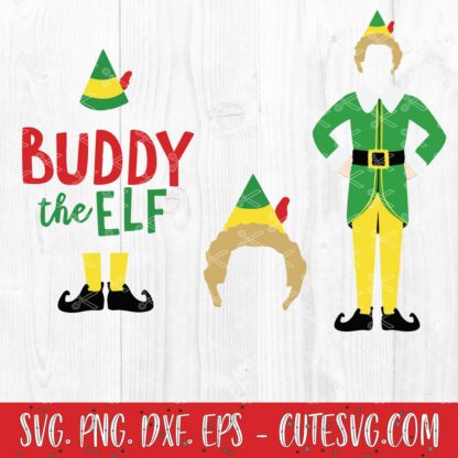 Buddy - Elf Movie - OMG! Santa! I know Him! SVG